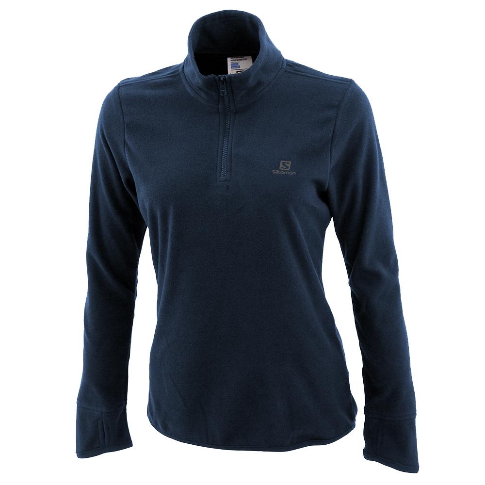 Pullover Salomon Mujer Azul Marino - Salomon Argentina KABRU HZ W,085394-VBC